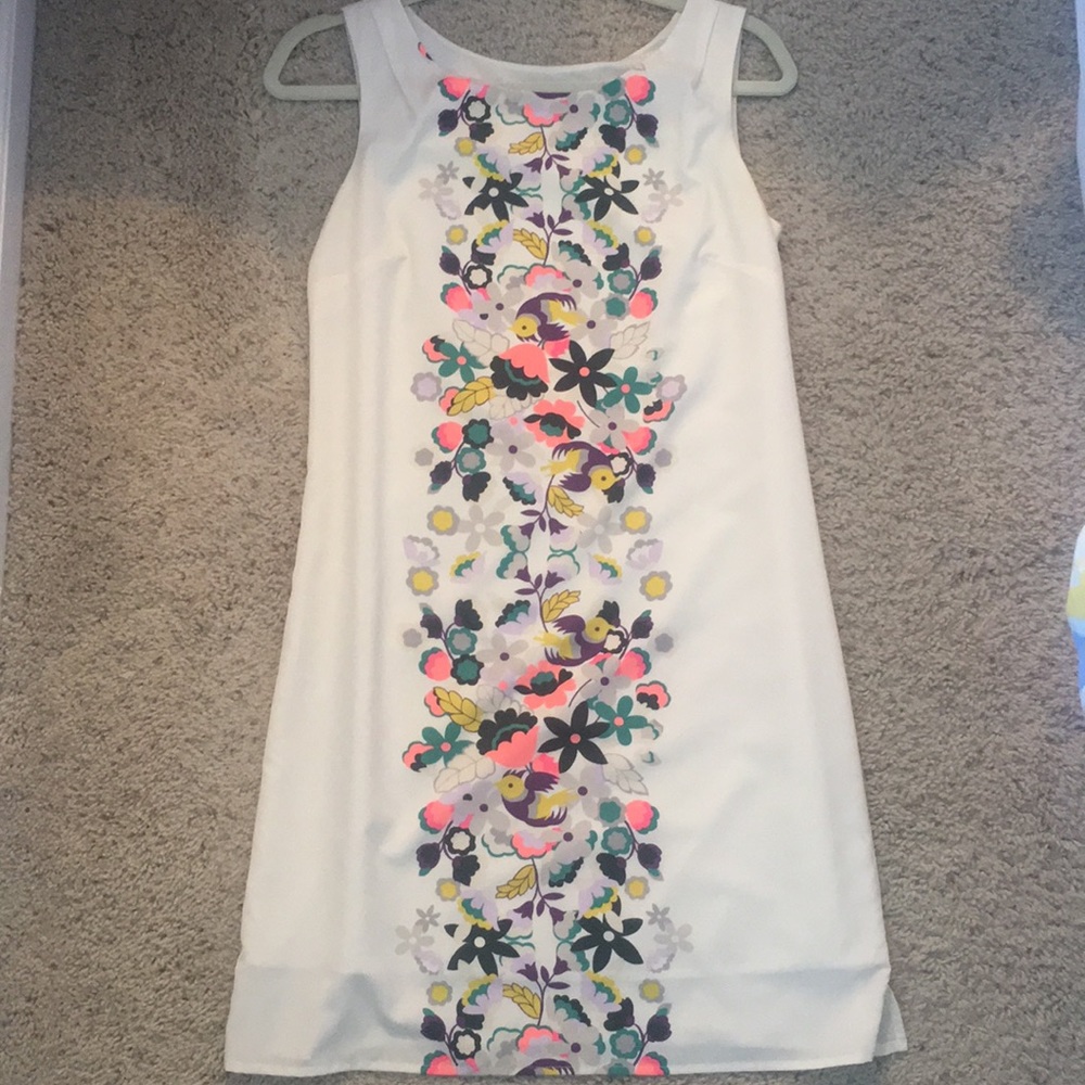 Cream Shift Dress